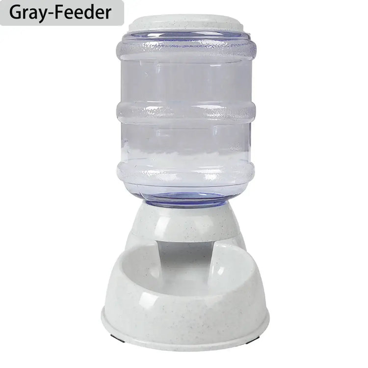 3.8L Large Capacity Automatic Pet Feeder & Water Dispenser Gravity Pet Feeding Station For Small & Medium Pets