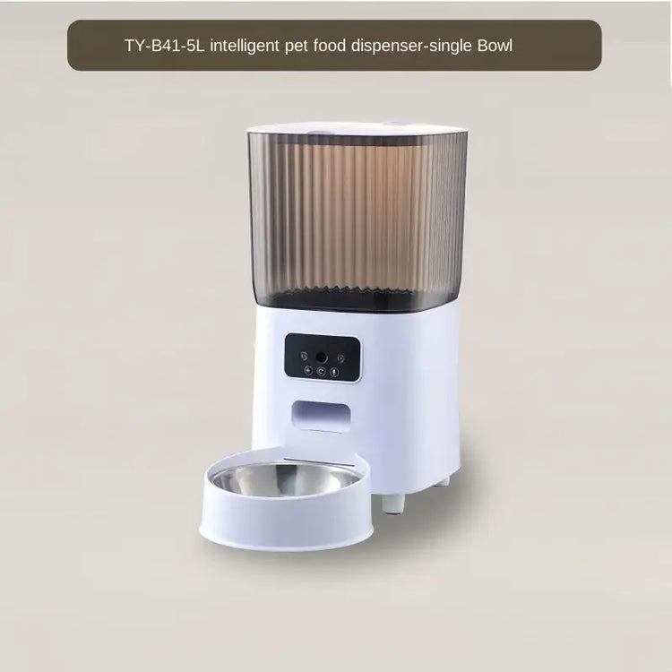 Automatic Cat Food Machine 5G Wifi Connection Pet Timed Intelligent Feeder with Preservation Function Suitable for