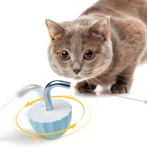Cat toys for indoor Laser pointer Interactive cat toy for bored adult Cats,Random Trajectory and Tumbler Base laser for