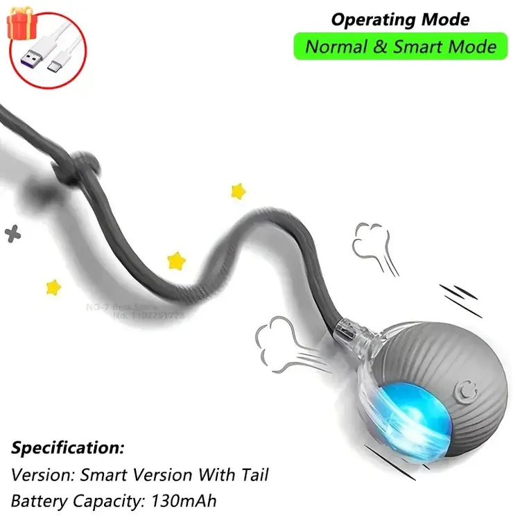 Cat Toys for Kitten Cats Ball Toys Pet Product Cat’s Accessories for Home Automatic Electronic Indoor Interactive Cat