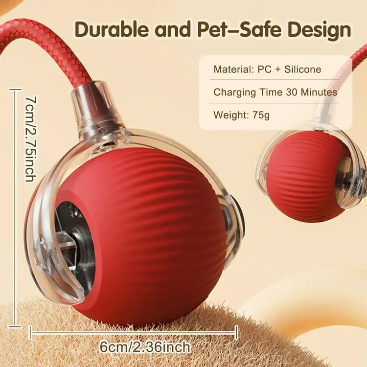 Cat Toys for Kitten Cats Ball Toys Pet Product Cat’s Accessories for Home Automatic Electronic Indoor Interactive Cat