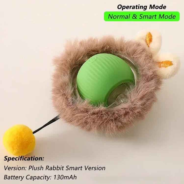 Cat Toys for Kitten Cats Ball Toys Pet Product Cat’s Accessories for Home Automatic Electronic Indoor Interactive Cat