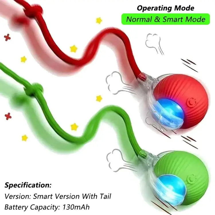 Cat Toys for Kitten Cats Ball Toys Pet Product Cat’s Accessories for Home Automatic Electronic Indoor Interactive Cat