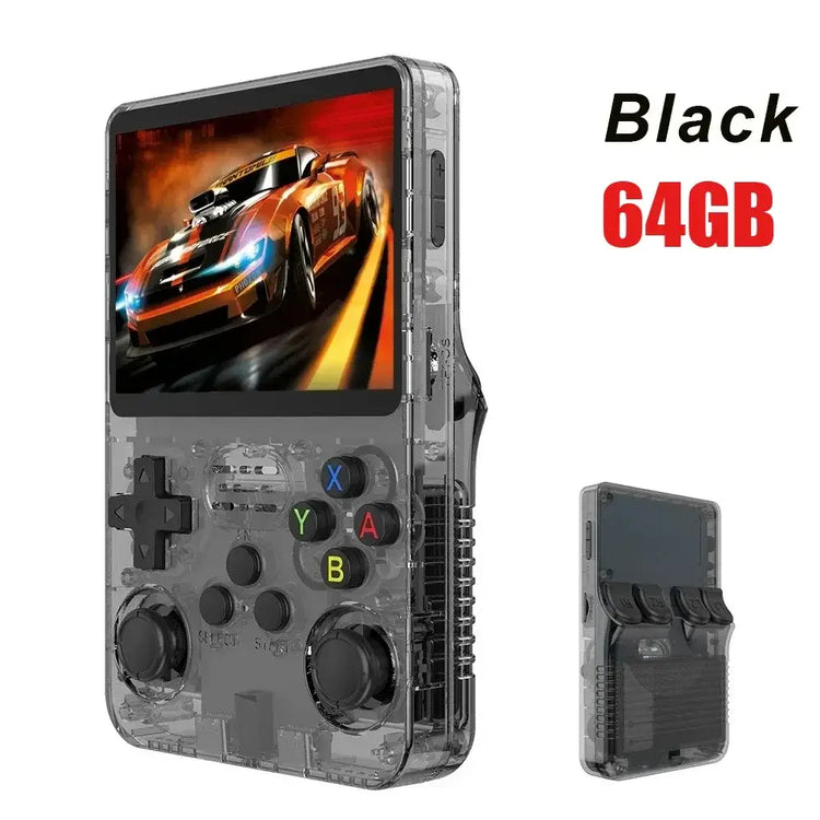 Console de jeux portable rétro - Black 64GB / EU / france