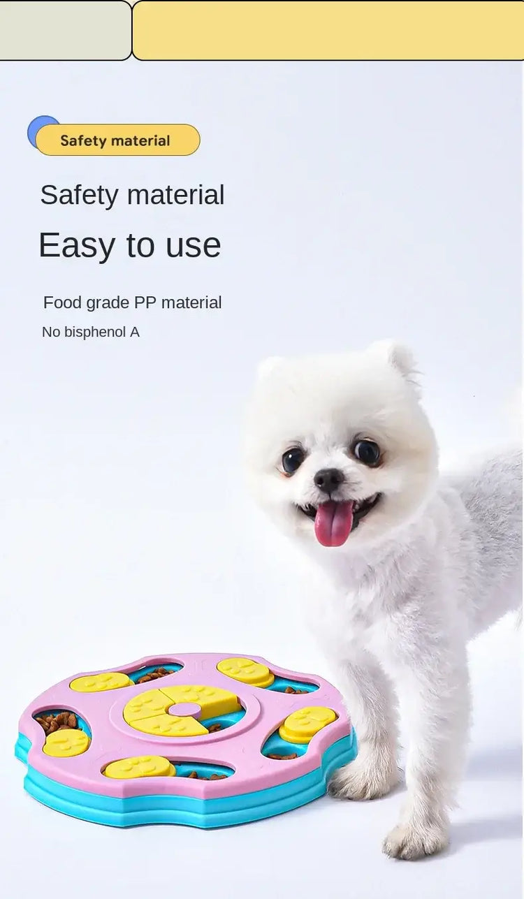 Dog Puzzle Toys Slow Feeder Interactive Increase Puppy IQ Food Dispenser Slowly Eating NonSlip Bowl Pet Cat Dogs