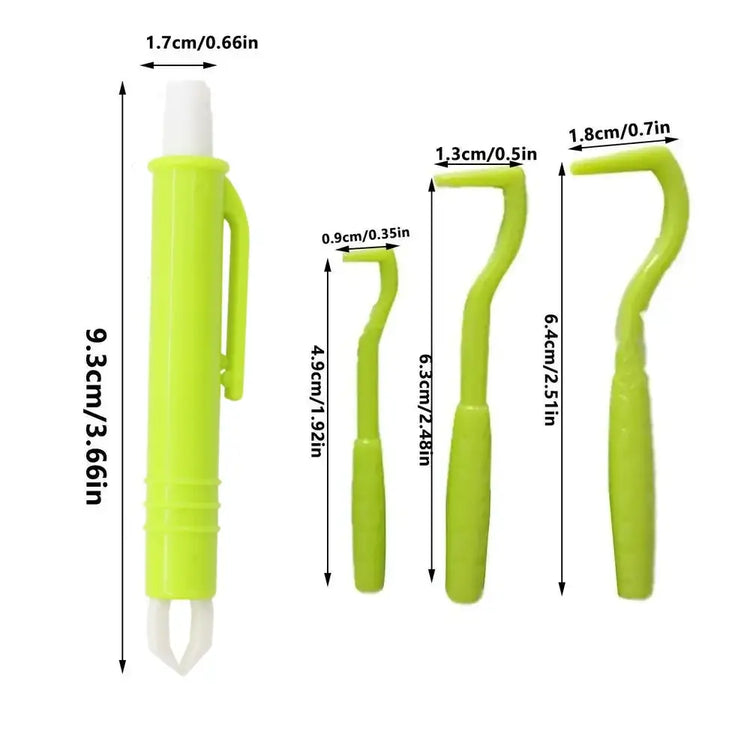 Flea Remover Hook Tick Removal Tweezer Ticks Pull Pet Cat Dog Accessaries Scratching Extractor Mite Tweezers Comb