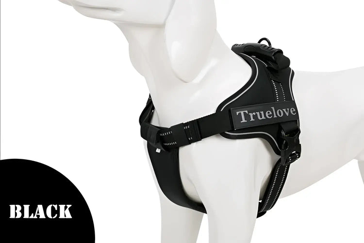 Harnais pour chien Truelove - Black / M / China Mainland