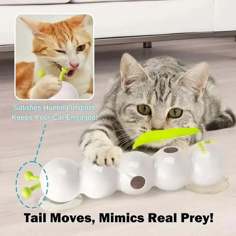 Jouet interactif pour chat Chenille - WHITE