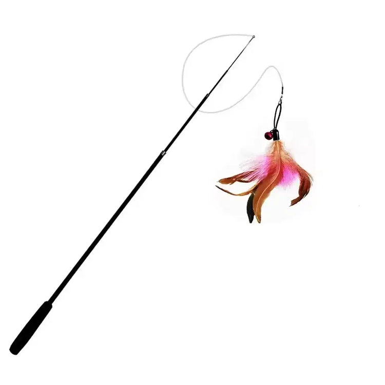 Jouet pour chat à long manche extensible - Color