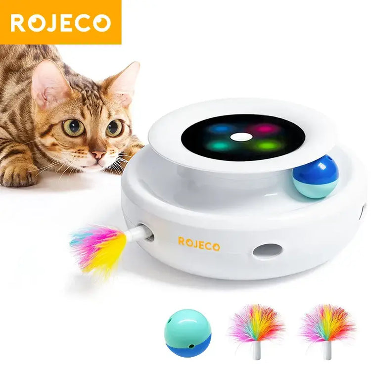 Jouets intelligents pour chats - White