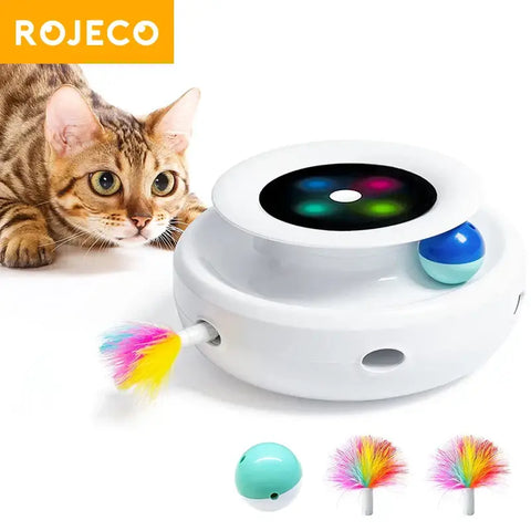 Jouets intelligents pour chats - White