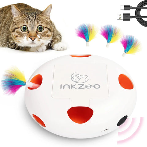 Jouets interactifs pour chats - White
