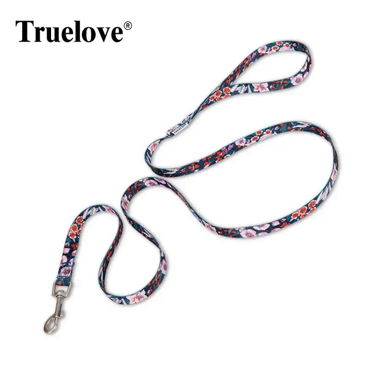Laisse pour animaux de compagnie à motif floral