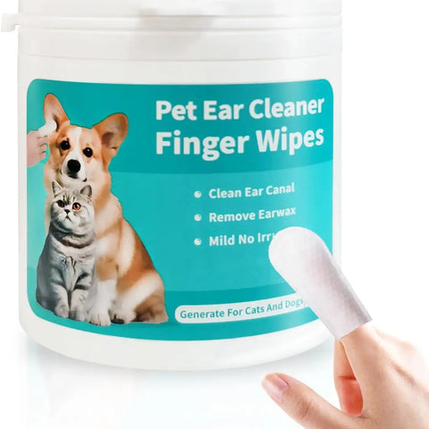 Lingettes douces pour les oreilles des animaux
