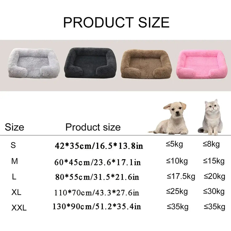 Lit chien carré confortable – Premium PawFrance