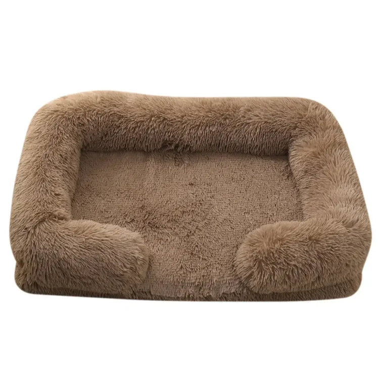 Lit carré pour chien - Khaki / L 80X55CM