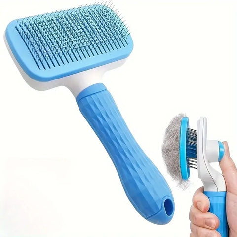 Pet Hair Remover Brush - Effective Shedding Control Gentle Deshedding Comb for Dogs Cats Long Hair Grooming Daily Use &