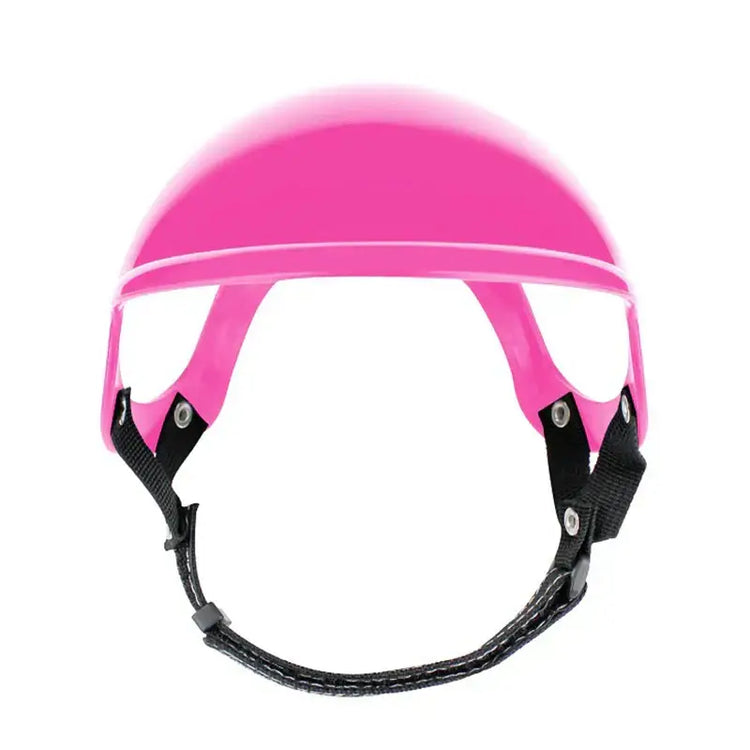 Pet Helmet Pink Dog Cat Wear Comfortable Motorbike Sports Outdoor Accessories Headwear Double Hole Adjustable Pet