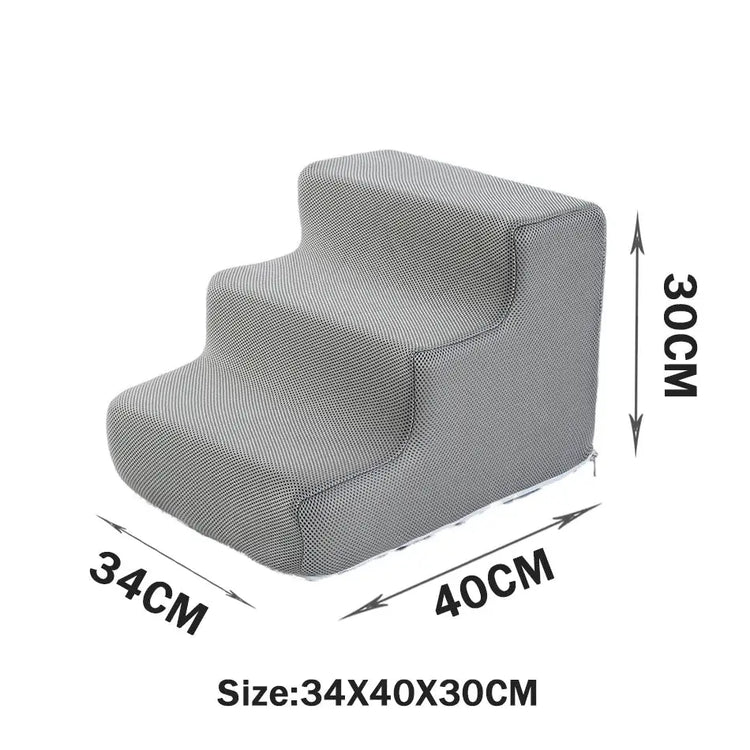 Pet Stairs Toys Cat Dog Ladder 2 3 4 Step Stairs for Dogs Puppy Ramp Detachable Sponge Pet Ladder Accessories