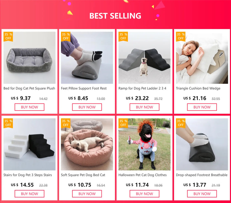 Pet Stairs Toys Cat Dog Ladder 2 3 4 Step Stairs for Dogs Puppy Ramp Detachable Sponge Pet Ladder Accessories
