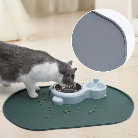 Tapis pour gamelle de chien