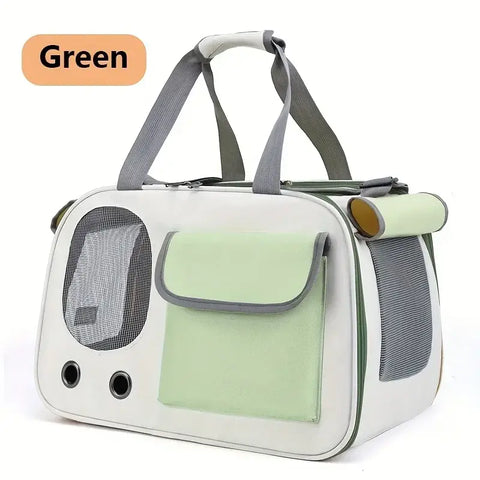 Transporteur portable pour animaux - green