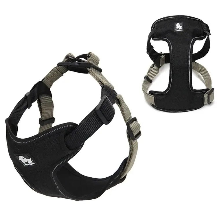 Truelove Padded Reflective Dog harness Vest Pet Step in Harness Adjustable No Pulling Pet Harnesses for Small Medium