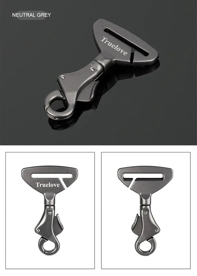 Truelove Pet All Car Seat Belt Safety Buckle with Collar or Harness High-quality Lightweight Aluminium Alloy Portable