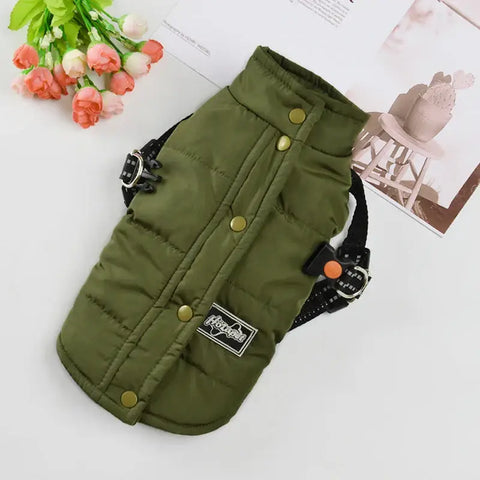 Veste coupe-vent pour chien - green / 16