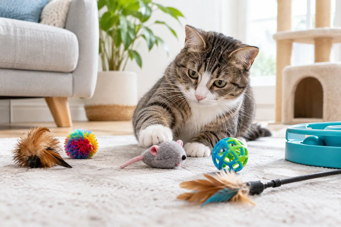 Combien de jouets pour un chat à la maison ?