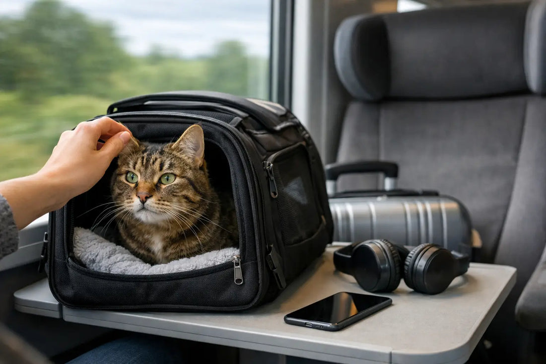 Guide voyage train avec chat : nos conseils