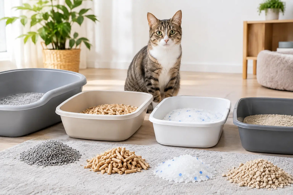 Quelle litière chat choisir pour un foyer propre ?