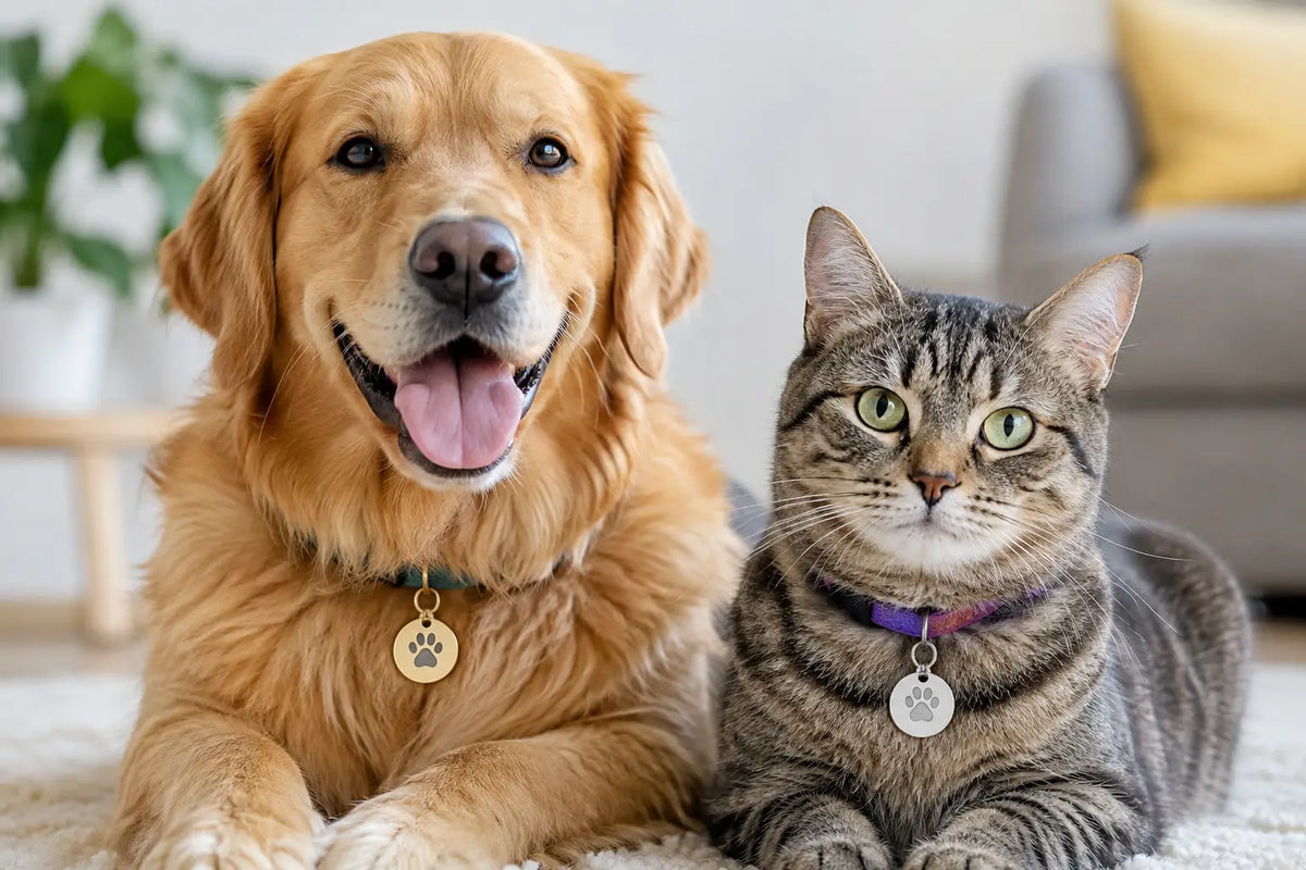 Médailles personnalisées pour chien et chat