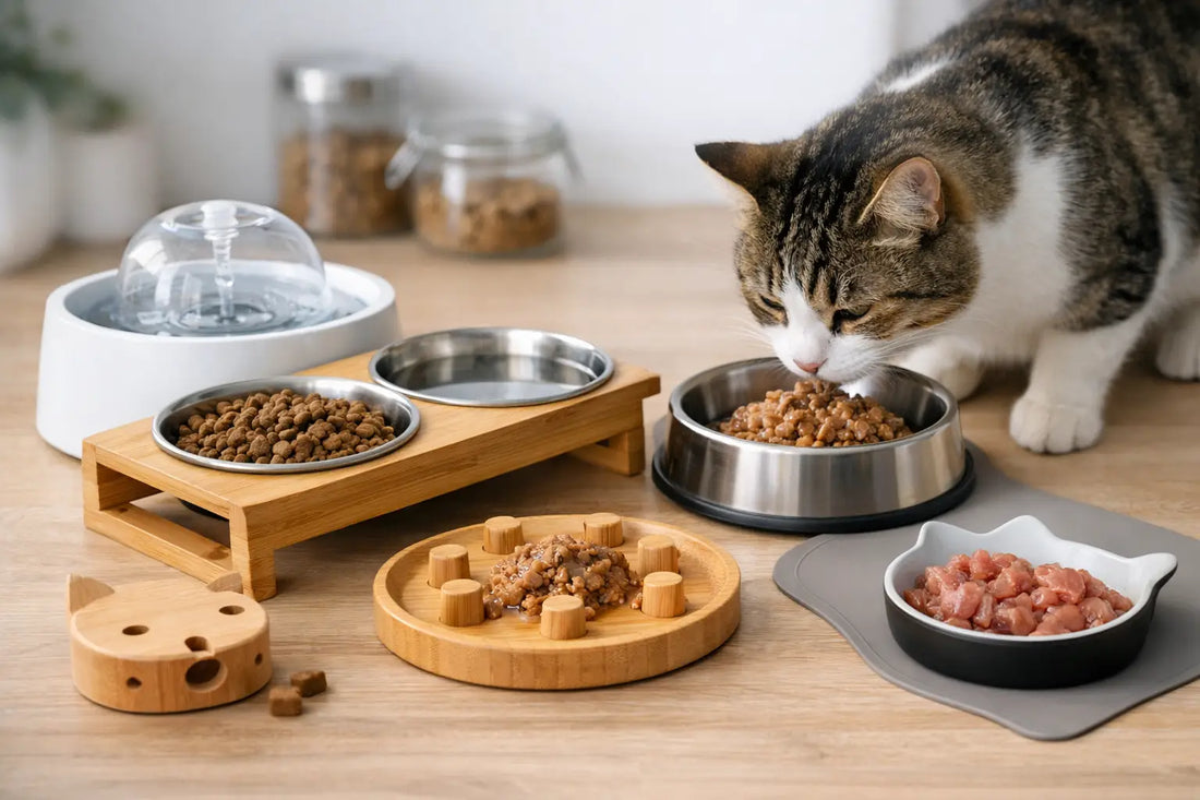 Les meilleurs accessoires repas pour chat