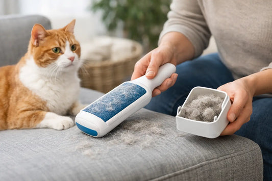 Test de brosse anti-poils de chat à domicile