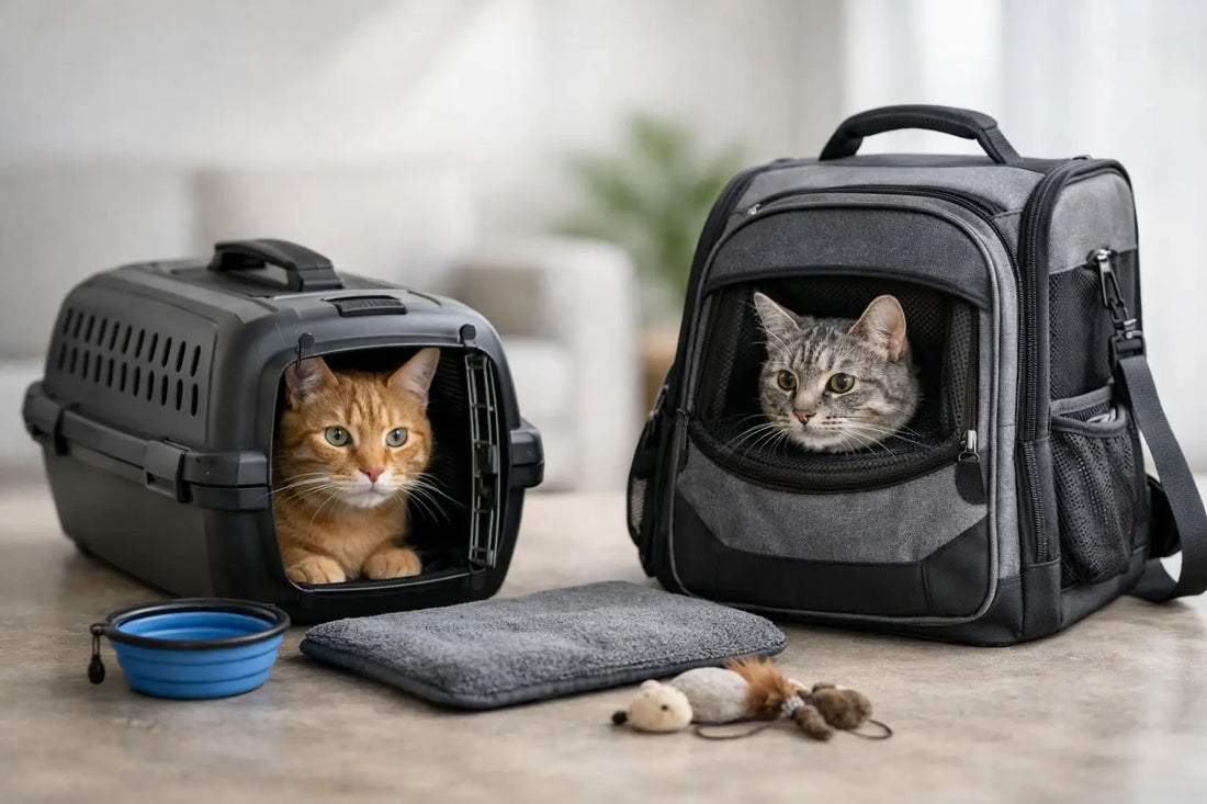 Transport chat : caisse ou sac bien choisi