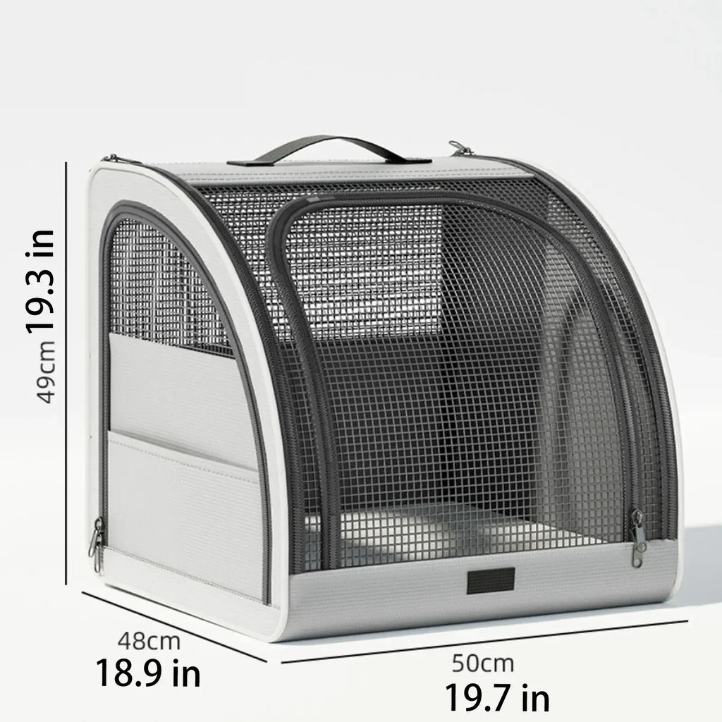 1 Piece of Car Pet Bed Car Seat Mat for Dogs Travel Essential for Pets Car Seat Bed for Cats - GRAY