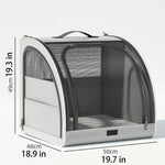 1 Piece of Car Pet Bed Car Seat Mat for Dogs Travel Essential for Pets Car Seat Bed for Cats - GRAY