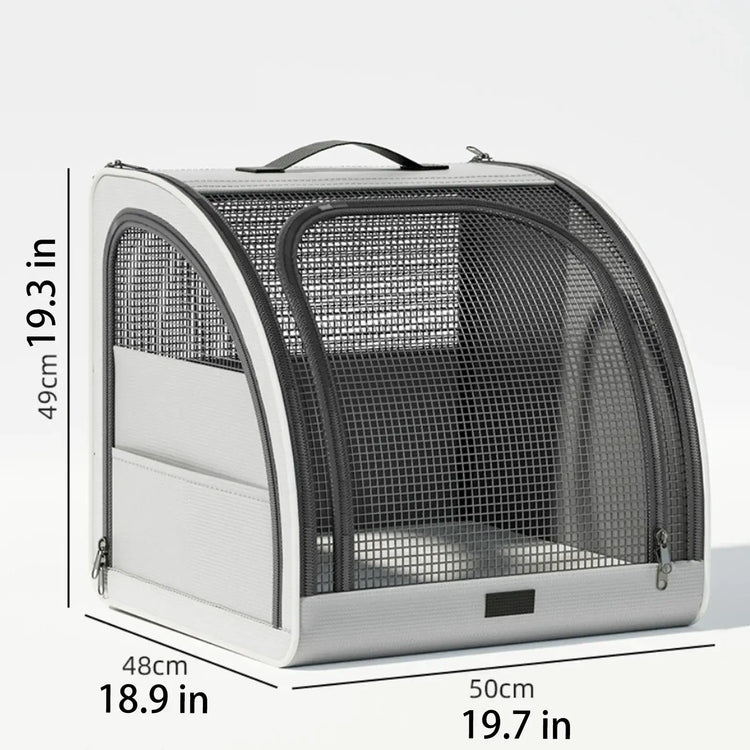 1 Piece of Car Pet Bed Car Seat Mat for Dogs Travel Essential for Pets Car Seat Bed for Cats - GRAY