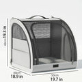 1 Piece of Car Pet Bed Car Seat Mat for Dogs Travel Essential for Pets Car Seat Bed for Cats - GRAY