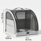 1 Piece of Car Pet Bed Car Seat Mat for Dogs Travel Essential for Pets Car Seat Bed for Cats - GRAY