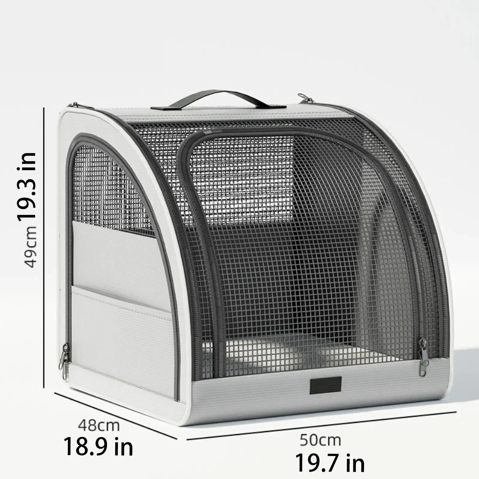 1 Piece of Car Pet Bed Car Seat Mat for Dogs Travel Essential for Pets Car Seat Bed for Cats - GRAY