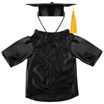 1 Set Pet Graduation Suit Adorable Adjustable Hat With Tassel Pet Cats Dogs Cosplay Costume Set Graduation Pet