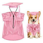1 Set Pet Graduation Suit Adorable Adjustable Hat With Tassel Pet Cats Dogs Cosplay Costume Set Graduation Pet