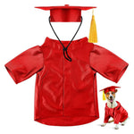 1 Set Pet Graduation Suit Adorable Adjustable Hat With Tassel Pet Cats Dogs Cosplay Costume Set Graduation Pet