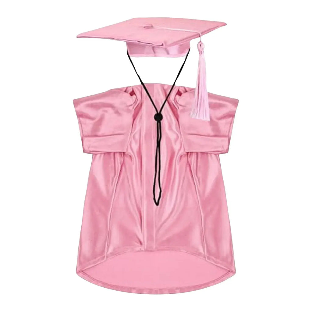 1 Set Pet Graduation Suit Adorable Adjustable Hat With Tassel Pet Cats Dogs Cosplay Costume Set Graduation Pet