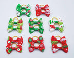100 Pieces Pet Hair Accessories Elastic Rubber Band Dog Hair Bows 121 Colors Cute Ribbon Hair Clips for Yorkshire And