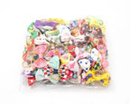 100 Pieces Pet Hair Accessories Elastic Rubber Band Dog Hair Bows 121 Colors Cute Ribbon Hair Clips for Yorkshire And