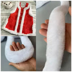 100cm Faux Rabbit Fur Scarf Furry Ribbon Fur Tape Trimming Ribbon DIY Craft Sewing Clothing Accessories Handmade