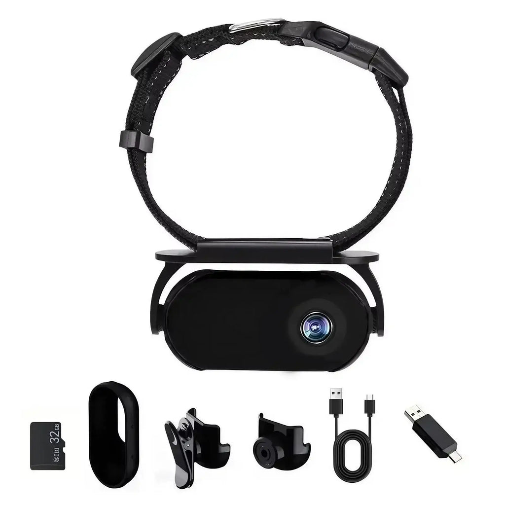 1080P HD Pet Camera Collar for Dogs Cats Indoor Outdoor Wireless Mini Camera Action Video Recording Dog Accessories